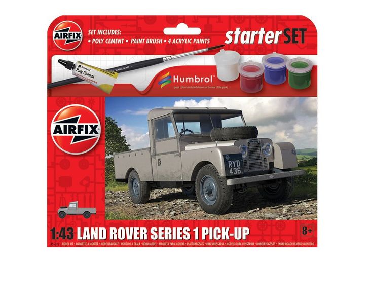 Airfix Vehicles Starter Set Land Rover Series 1