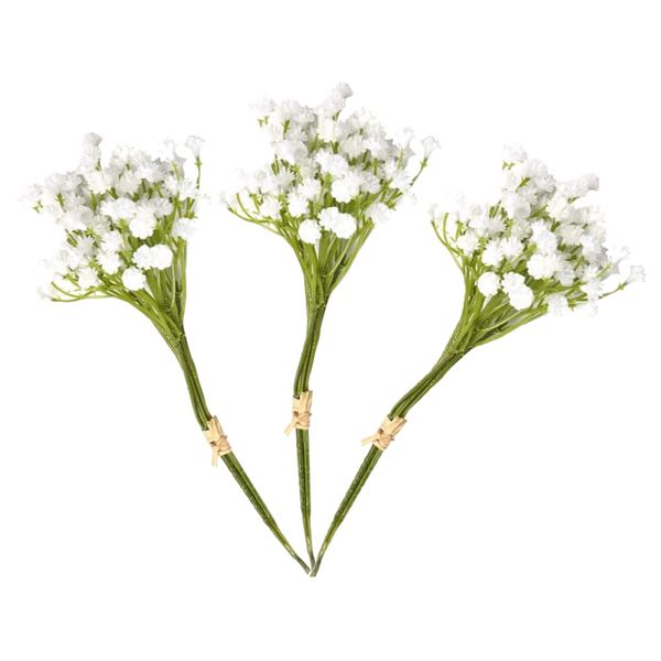 Decor Realistic Artificial Baby's Breath Gypsophila Bundle (20CM) Set Of 3