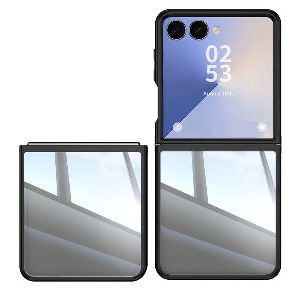 Lens Protector Hard Transparent Case Compatible With Samsung Z Flip5
