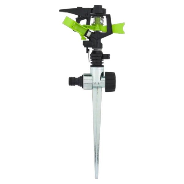 Mr. Gardener Portable Impulse Sprinkler Zinc Metal Spike 2 metres radius