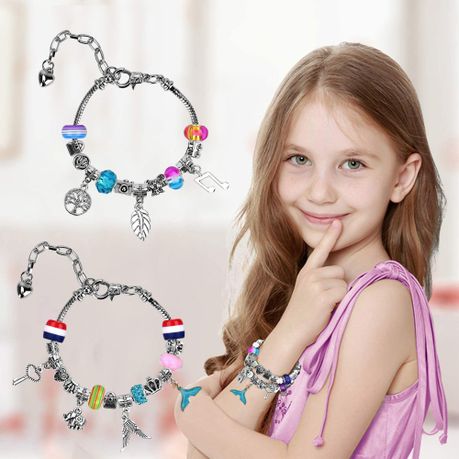 DIY Charm Bracelet Making Set Beads Jewelry Necklace Making Set Rainbow Shop Today. Get it Tomorrow takealot