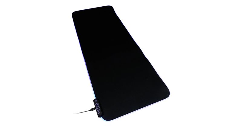 TILTED NATION RGB Extended Gaming Mouse Pad (Black) | 31.5" Width
