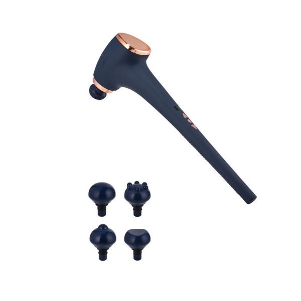 Rechargeable Handheld Deep Percussion Massager Stick - Blue - SE-198