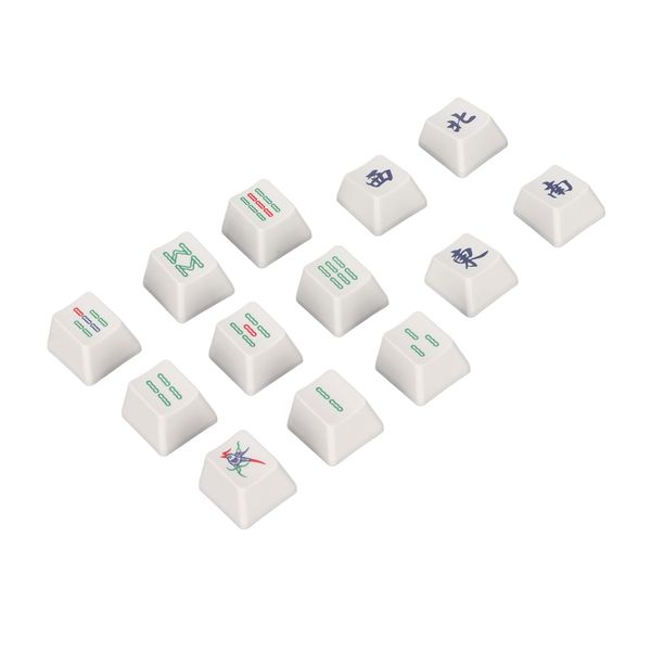 13-Pack Mahjong PBT Keycaps (Cherry Profile)