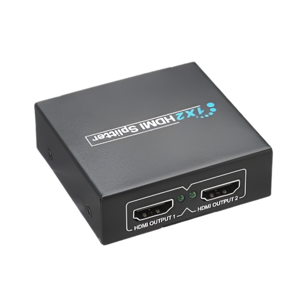 1 In 2 Out HDMI Video Splitter - Duplicate Video Across Two Screens
