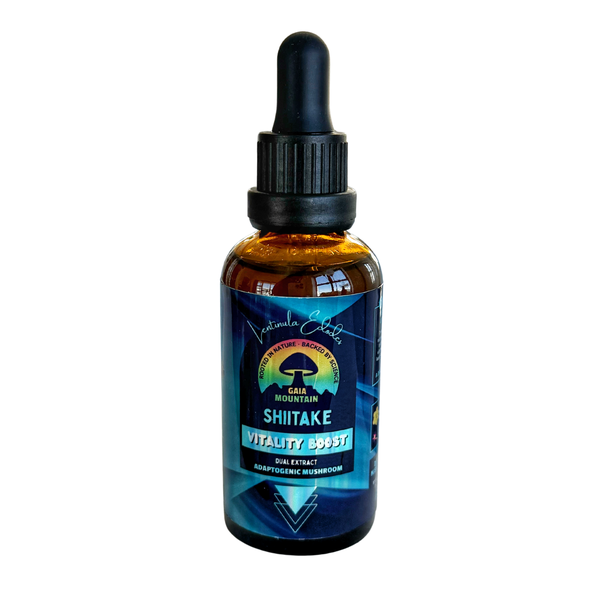 Shiitake Immune &amp; Heart Health Adaptogenic Mushroom Dual Extract (50ml)