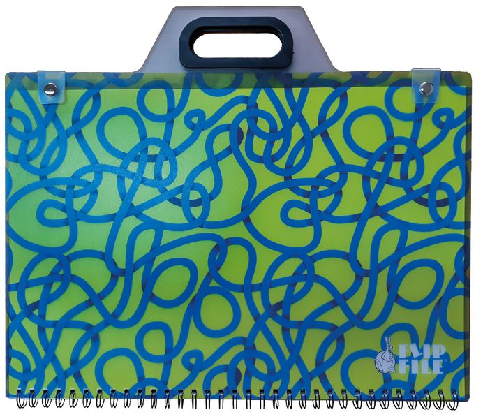 A4 Smart File Sketch Book With Handle