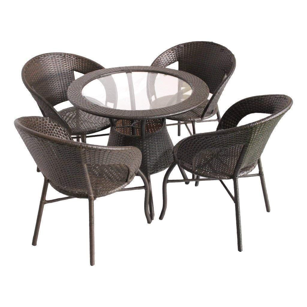 Patio Set 5 Piece Brown Shop Today. Get it Tomorrow!