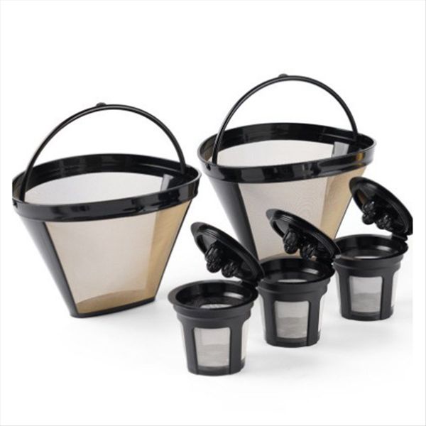 Coffee Machine Filter Water-Powder Separation Gold Tea Maker Coffee Filter
