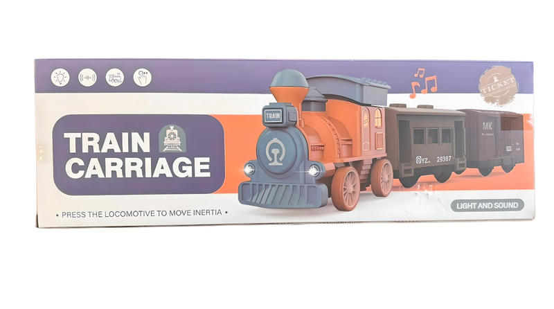 Train Carriage - Light and Sound - Included Batteries as a Gift