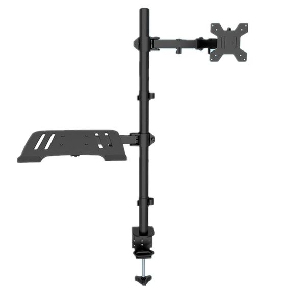 Pro-Techt Dual Monitor Arm and Laptop Stand Flexible Desk Clamp