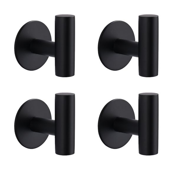 Adhesive Hooks 4 Pack Towel/Coat Hooks