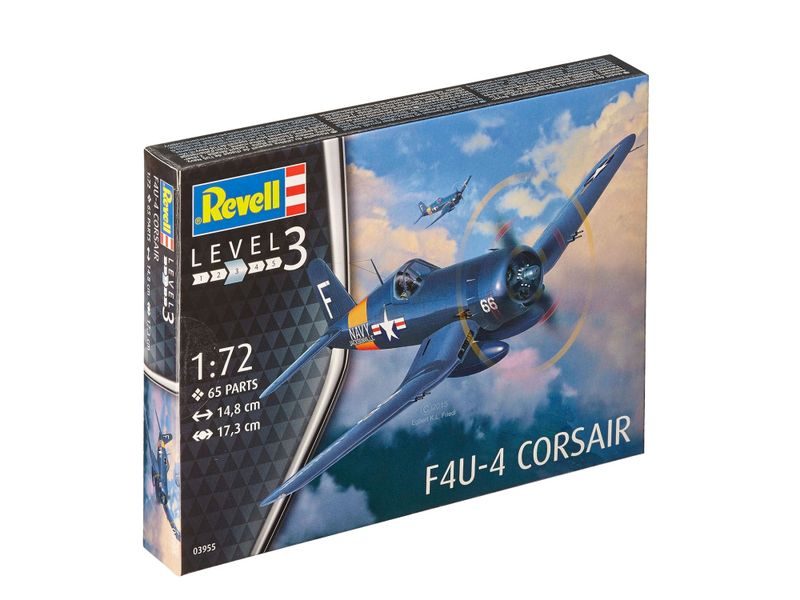 Revell 1/72 F4U-4 Corsair Plane Plastic Model Kit