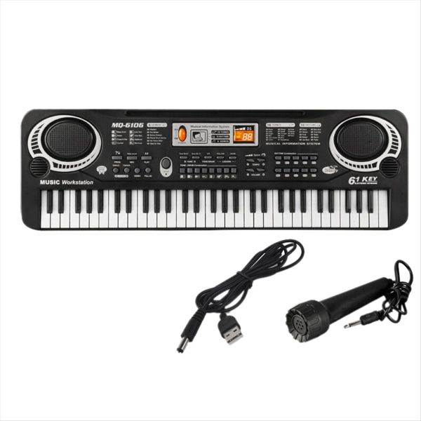 Digital Music Electronic Keyboard Board With 61 Keys For Ages 3-12