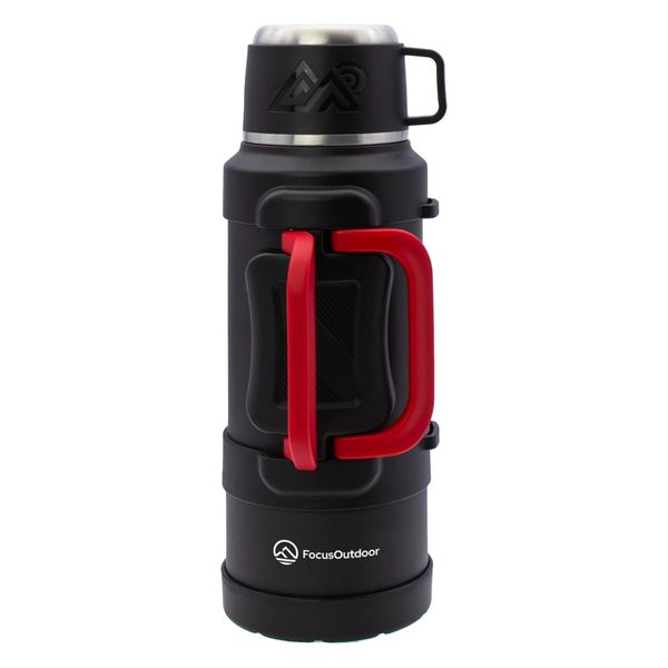 FocusOutdoor 2L Heavy Duty 316 Stainless Steel Double Wall Thermos Flask