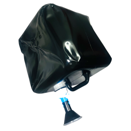 CUBO 15 Liters Foldable Camping Shower Sun Warms Water 15L Image