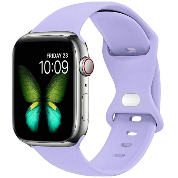 Silicone Strap for Apple Watch - Size 42/44/45/49 - Subtle Lavender Purple