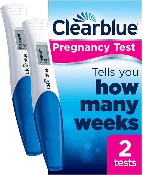 Clearblue Pregnancy Test with Weeks Indicator - Pack of 2