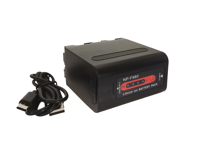 6600mAh Lithium-Ion Battery Pack for Shape NP-F980