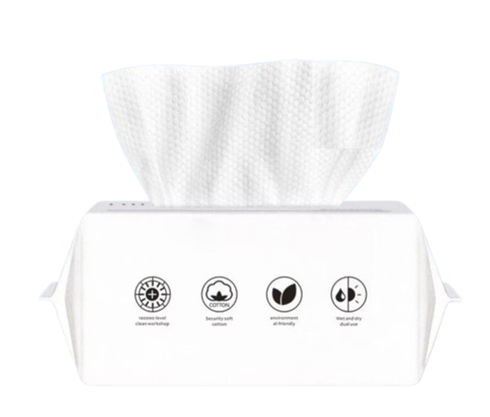 Soft Cotton Face Towels - Disposable - Pake of 2