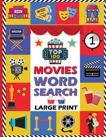 Top 100 Movies Word Search Book Large Print Word Search Puzzles For