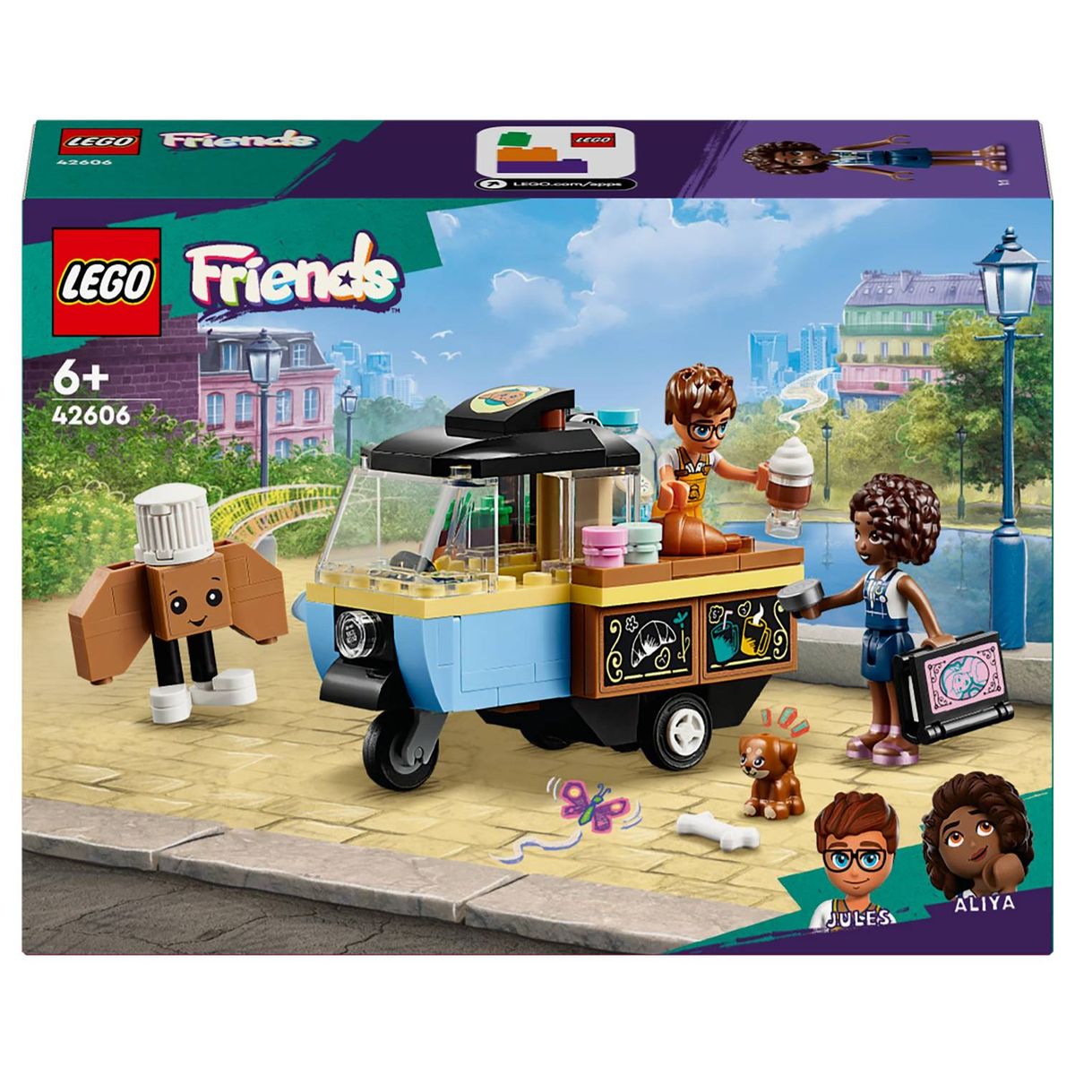 LEGO® Friends Mobile Bakery Food Cart 42606 Building Toy Set - 125 ...