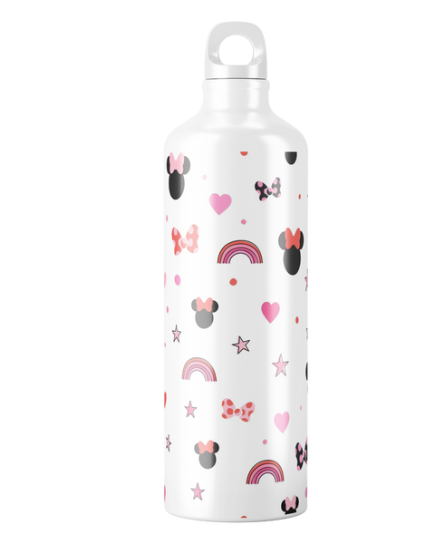 Katz Designs - Metal Water Bottle - Minnie Mouse Designs