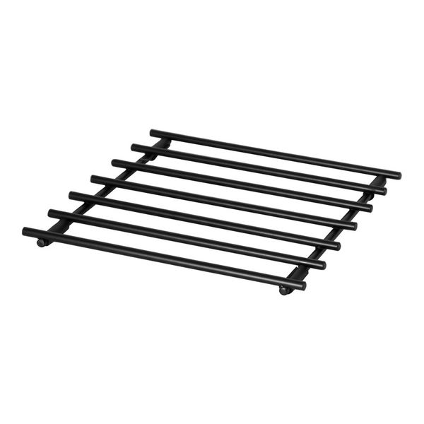Regent Kitchen Trivet Square, Powder Coated Black 20x20x1.5cm