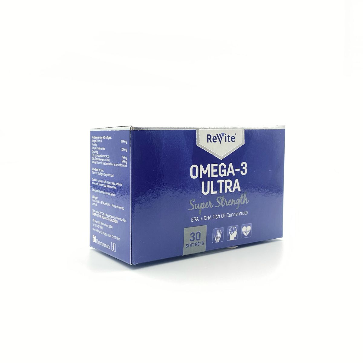 Revite Omega 3 1000mg Ultra 30's Shop Today. Get it Tomorrow