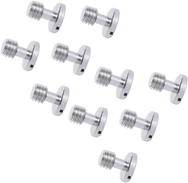 Nickel-Plated Iron Camera Screws for Quick Release Plate Tripod Mounting R
