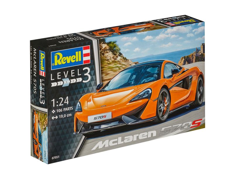 Revell 1/24 McLaren 570S Car Plastic Model Kit