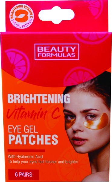 Beauty Formulas Brightening Vitamin C Eye Gel Patches (6 Pairs)
