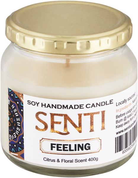 Senti Handmade Soy Candle - Feeling - 400g