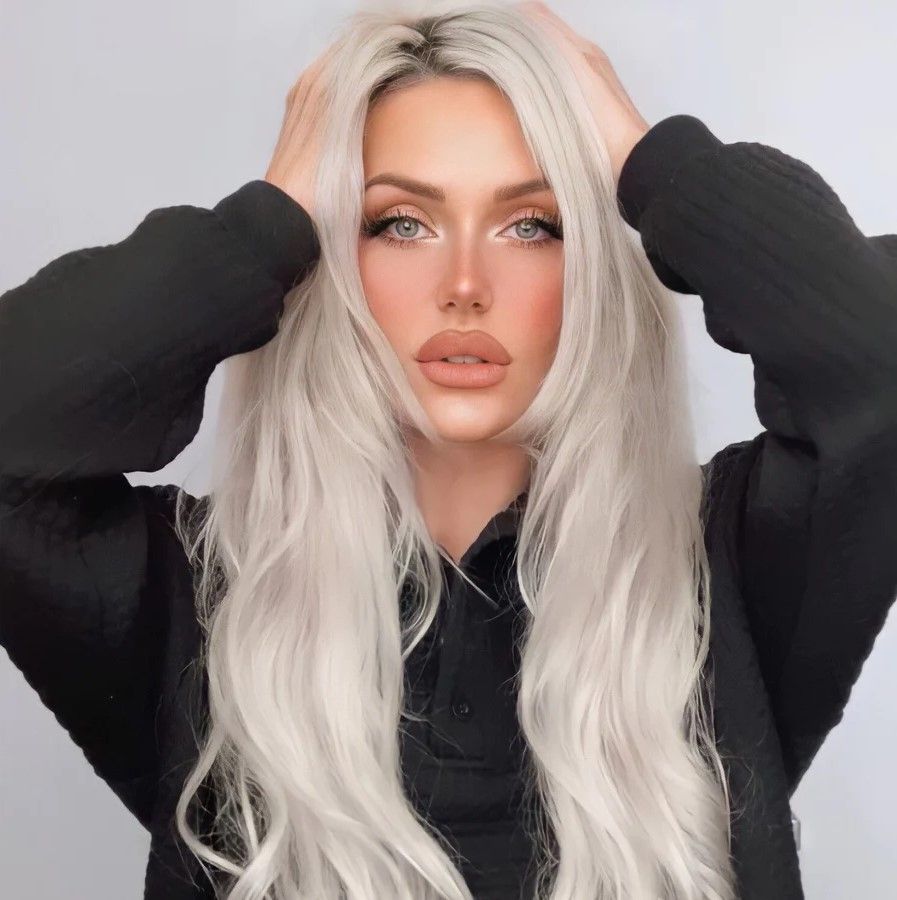 Clip In Hair Extensions 24" Synthetic 7 Piece Straight 4503