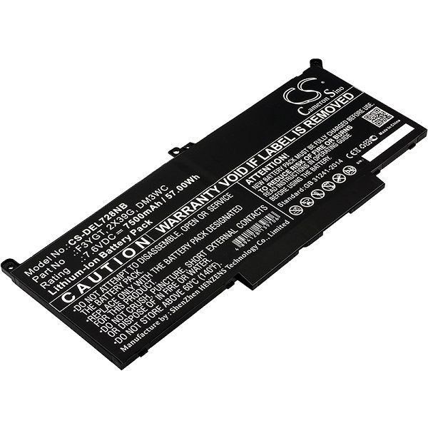 DELL Latitude;N006L7380;CTOL7480 replacement battery