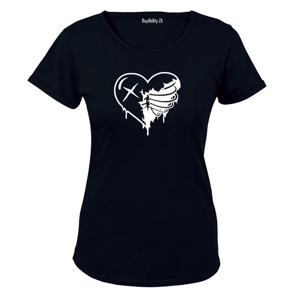 Skeleton Heart - Ladies - T-Shirt