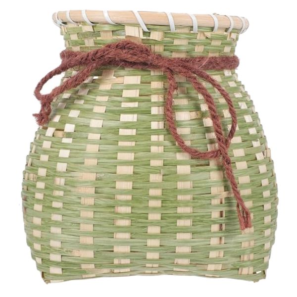 Camping Multifunctional Durable Bamboo Fishing Basket (26cm)