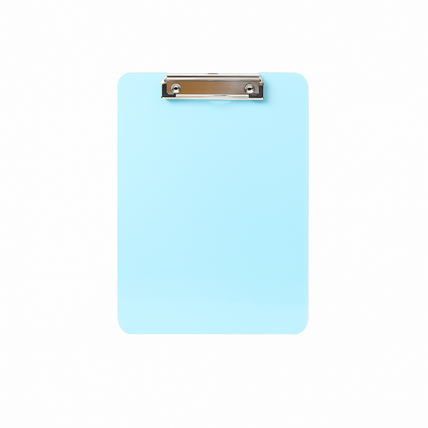A4 Blue Transparent clipboard -12 x Clipboards