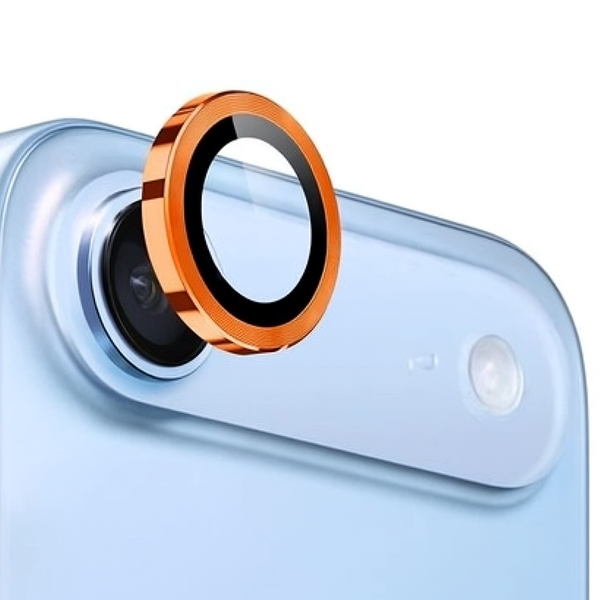 Premium Orange Camera Lens Protector Compatible with iPhone 17 Air
