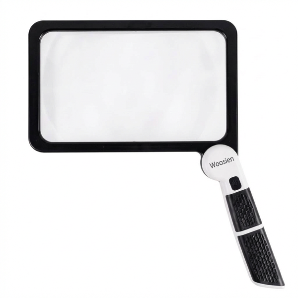 Woosien 5x Magnifying Glass with Light Full Page Magnifier