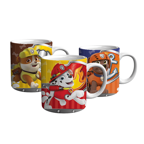 Paw Petrol Cartoon Printed 3 Coffee Mugs
