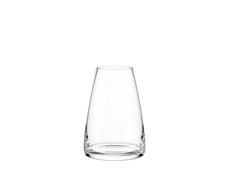 Clear Glass Tapered Flower Vase - 305ml