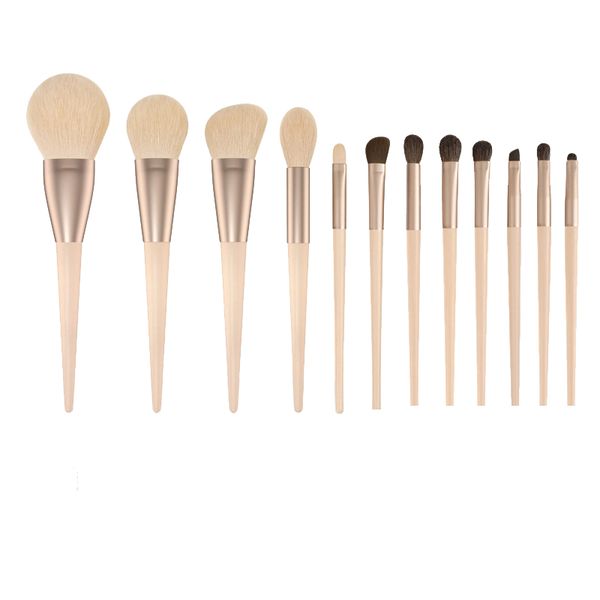 USER Morandi Series Cosmetic 12 Pieces Makeup Brush Set