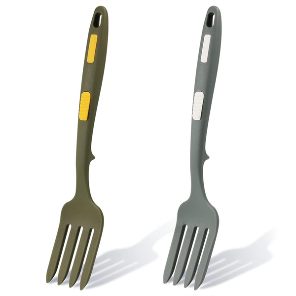 2Pcs Silicone Flexible Forks Silicone Cooking Fork Heat Resistant