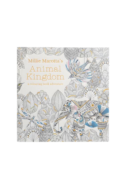 Animal Kingdom Coloring Book Relaxing Art &amp; Detailed Designs