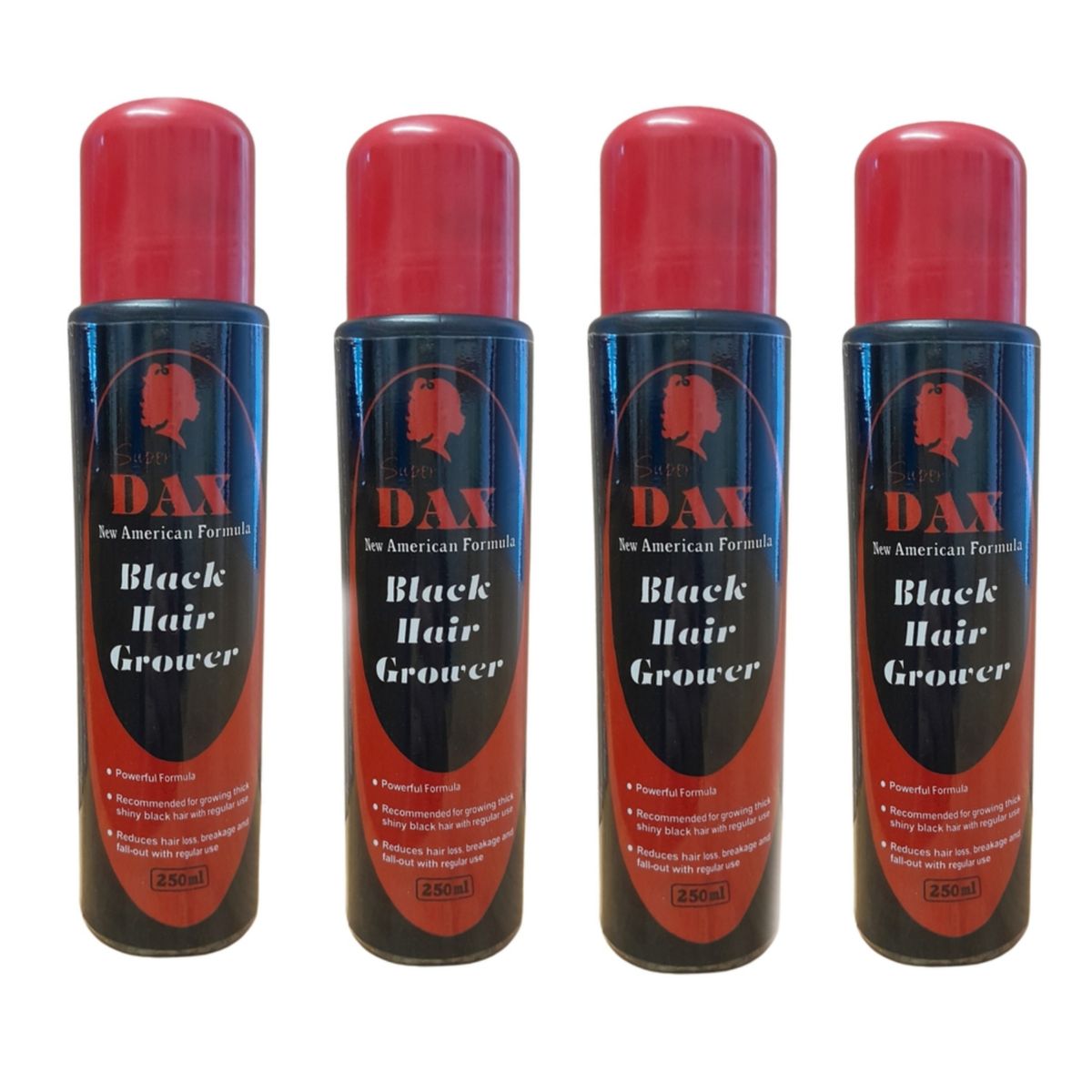 Bulk Offer 4 x Dax Black Hair Grower - 250ml