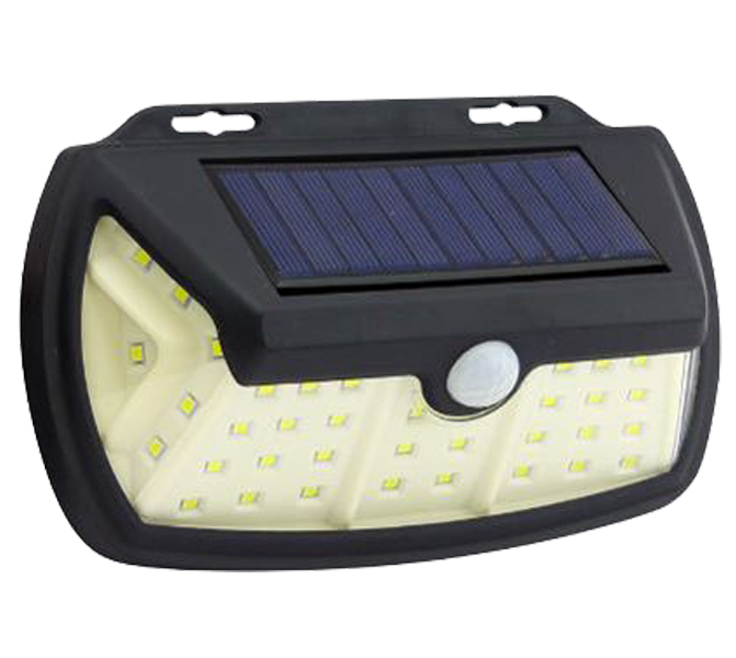 Solar Powered Interaction Wall Lamp with LED Bulbs and Triple Light setting