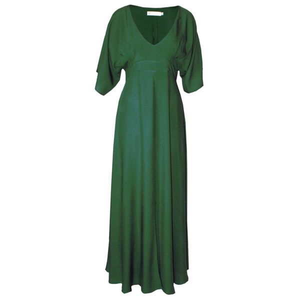 Nucleus Romance Dress in Olive Green