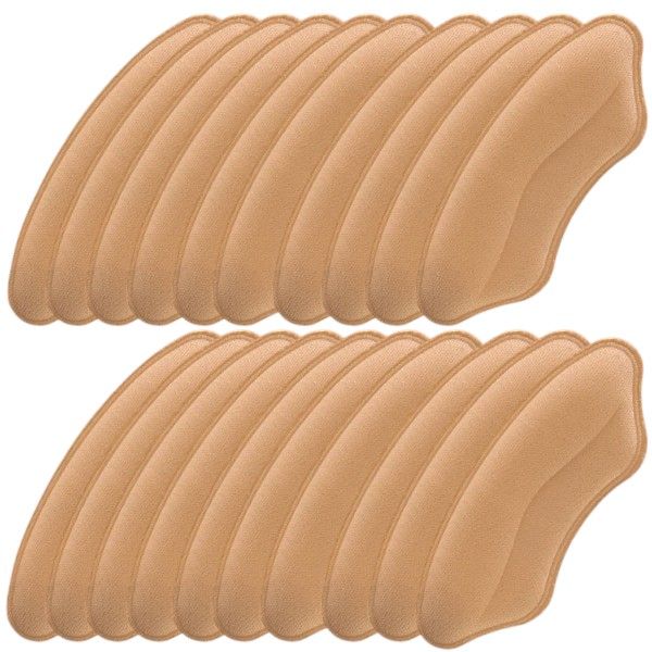 10 Pairs - Adhesive Heel Protector Insoles - Beige