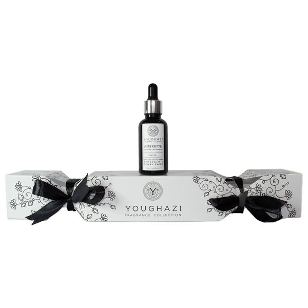 Youghazi Festive Gift Cracker with Diffuser &amp; Burner Oil 30ml - Ambrette